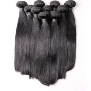 BAISI-Haar-Brasilianische-Gerade-Remy-Haar-Bundles--Menschliches-Haar-Extensions--Bundles-Gro-handel-Deal